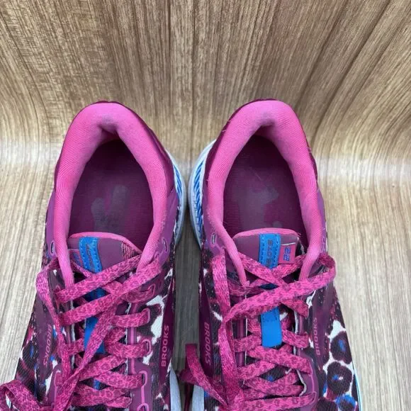 Brooks Adrenaline GTS 22 Women's Size 9.5 B  Magenta/Raspberry/White Sneakers - Picture 7 of 9